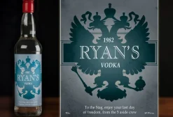 Online Personalised Vodka - Eagle Design Wedding Gifts|Gifts For Him