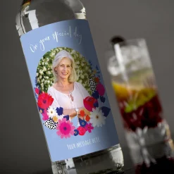 Card Factory Personalised Vodka - Special Day Floral Frame