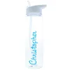 Kids Card Factory Personalised Water Bottle - Blue Text