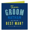 Best Personalised Wedding Card - Team Groom Invitations|Wedding Party