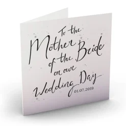 Card Factory Personalised Wedding Card - Mother Of The Bride