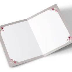 Card Factory Personalised Wedding Card - Woodland Couple Silhouette