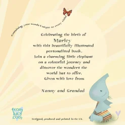 Card Factory Personalised Welcome To The World Book