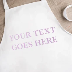 Card Factory Personalised White Apron - Any Message