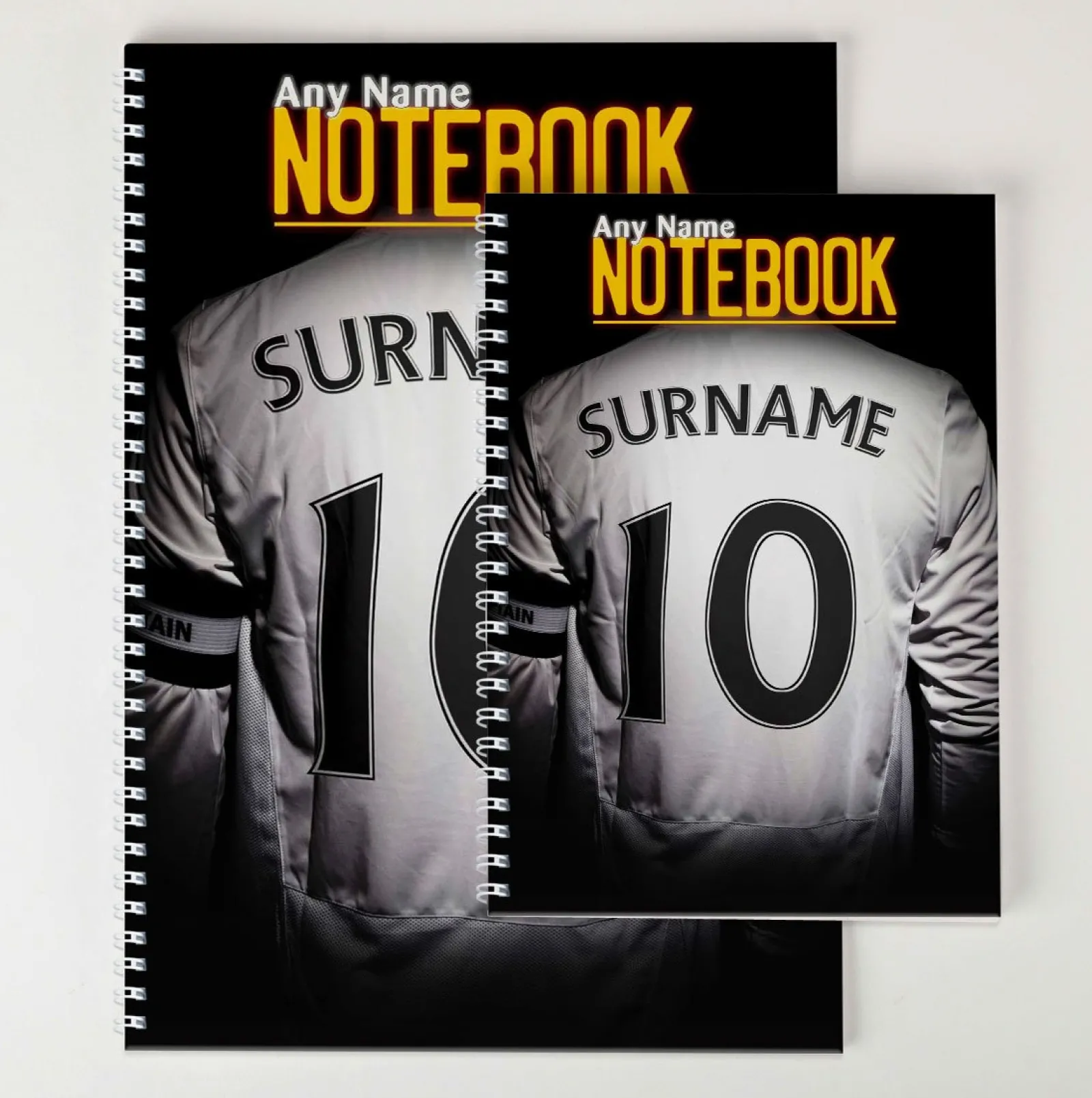 Hot Personalised White Football Shirt Notebook Personalised Notebooks And Stationery|Notebooks & Stationery