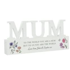 Best Personalised Wild Flowers Mum Ornament Personalised Canvas & Wall Art|Photo Prints & Wall Art