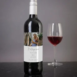 Card Factory Personalised Wine - Photo Upload - It All Began When