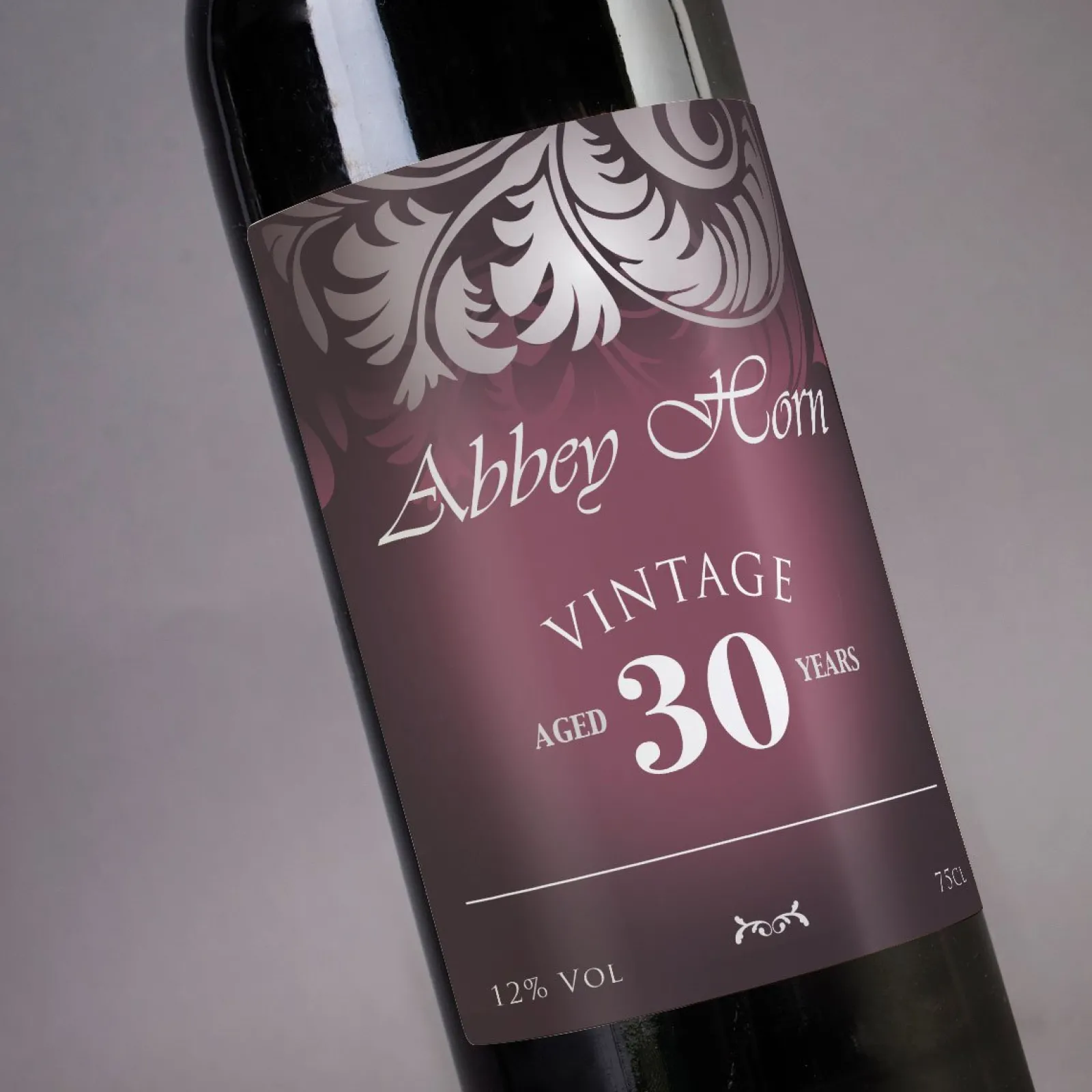 Card Factory Personalised Wine - Vintage Birthday