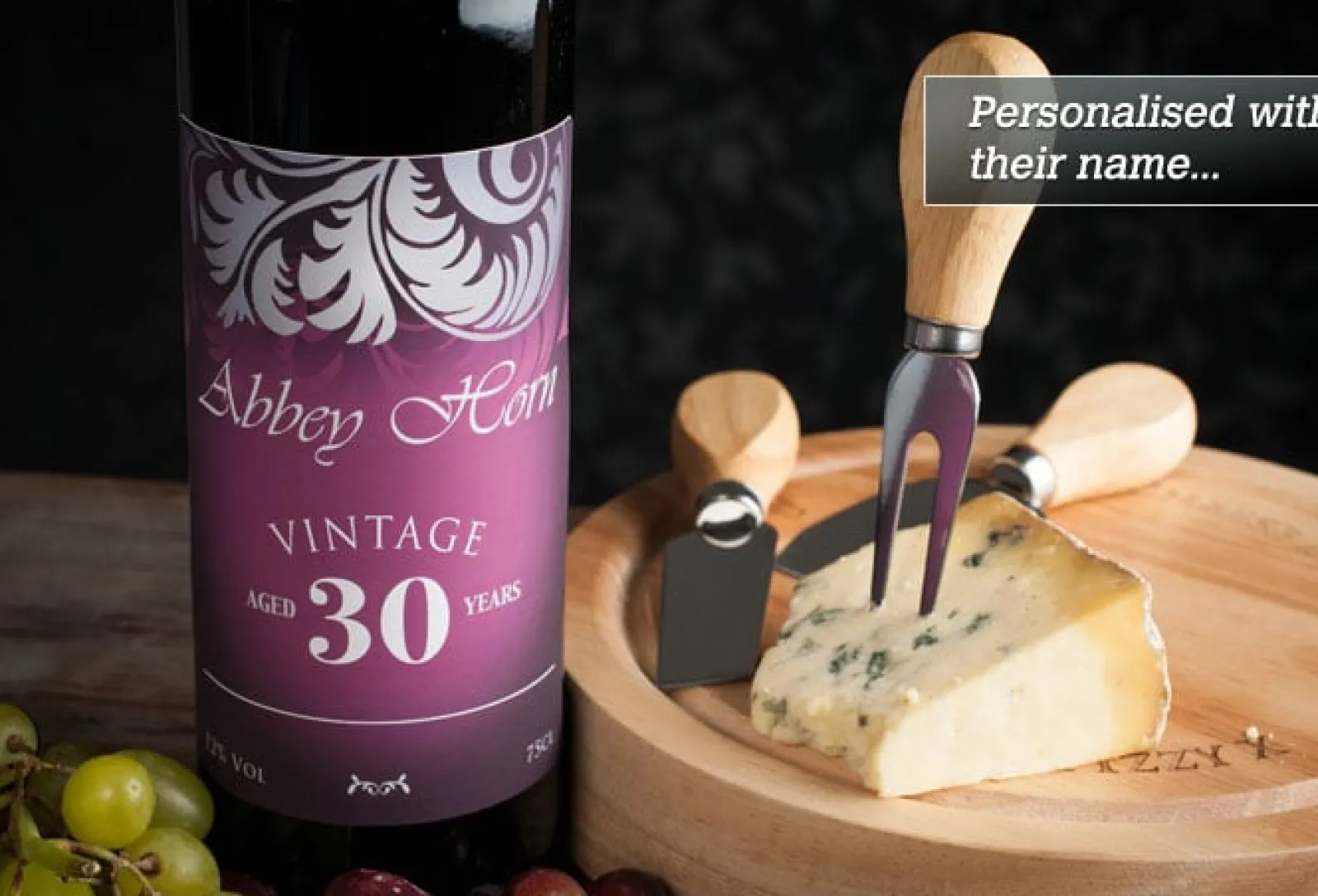 Card Factory Personalised Wine - Vintage Birthday