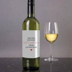 Clearance Personalised Wine - Wedding Congratulations Engagement Gifts|Anniversary Gifts