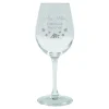 Card Factory Personalised Wine Glass - Fabulous Teacher