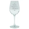 Best Personalised Wine Glass - Always and Forever, Any Name Personalised Glasses|Personalised Engraved Gifts