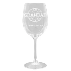 Discount Personalised Wine Glass - The Best In The World Personalised Glasses|Glassware