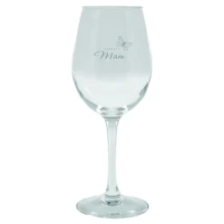 Personalised Wine Glass - Wonderful Butterfly Personalised Glasses|Glassware