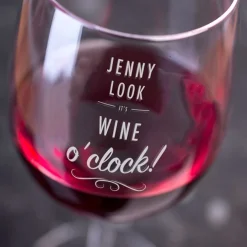 Outlet Personalised Wine O'Clock Wine Glass 90Th Birthday|80Th Birthday