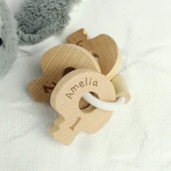 Kids Card Factory Personalised Wooden Baby Keys