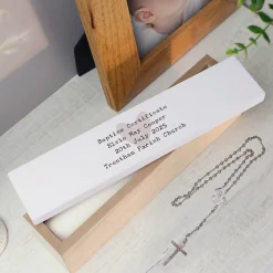 Best Personalised Wooden Certificate Holder Kids Jewellery & Keepsakes|Christening Gifts