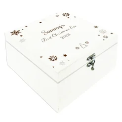 Kids Card Factory Personalised Wooden Christmas Eve Box - First Christmas