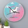 Kids Card Factory Personalised Wooden Clock - Unicorn