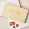 Card Factory Personalised Wooden Happy Birthday Ticket or Money Holder