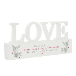 Card Factory Personalised Wooden Love Ornament
