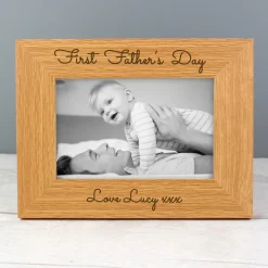 Card Factory Personalised Wooden Photo Frame - Any Message