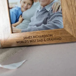 Card Factory Personalised Wooden Photo Frame - Remembered