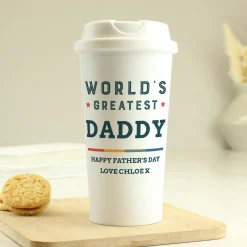Card Factory Personalised World's Greatest Insulated Travel Cup