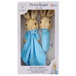 Card Factory Peter Rabbit Stick Rattle & Comforter