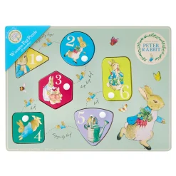Kids Card Factory Peter Rabbit Wooden Peg Puzzle