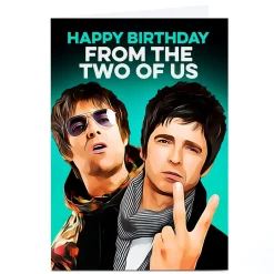 Card Factory PG Quips From The Two of Us Personalised Birthday Card