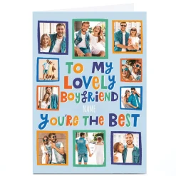 BOY Card Factory Photo Aimee Stevens Birthday Card - To my Lovely Boyfriend