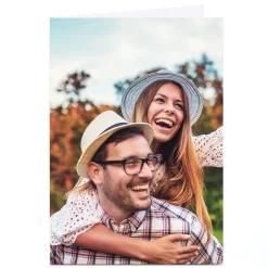 Card Factory Photo Anniversary Card - Portrait Photo