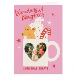 Card Factory Photo Ashley Le Quere Christmas Card - Wonderful Daughter