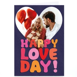 Card Factory Photo Bangheads Valentine's Day Card - Happy Love Day