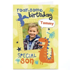 Photo Bev Hopwood Birthday Card - Roar-some Son Kids For Son|Son