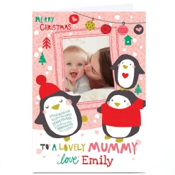 Card Factory Photo Bev Hopwood Christmas Card - Lovely Mummy