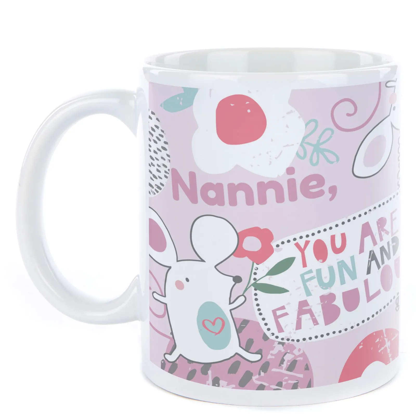 Card Factory Photo Bev Hopwood Mother's Day Mug - Fun and Fabulous, Nannie