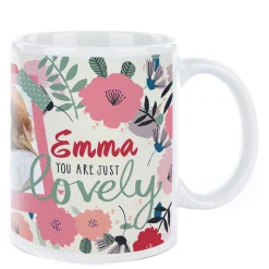 Card Factory Photo Bev Hopwood Mug - You Are Just Lovely, Any Name