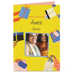 Sale Photo Birthday Card - Amazing Birthday Gifts For Auntie|Birthday