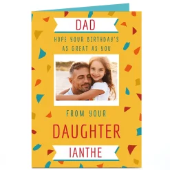 Card Factory Photo Birthday Card - As Great As You