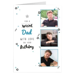 New Photo Birthday Card - Dad With Love For Dad|Dad
