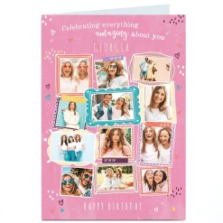 Card Factory Photo Birthday Card - Everything Amazing About You