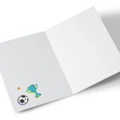 Photo Birthday Card - Football Winning Birthday Kids For Uncle|For Son