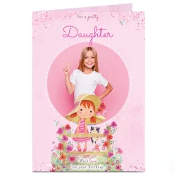 Sale Photo Birthday Card - For a Pretty... Kids For Daughter|Daughter