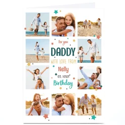 Card Factory Photo Birthday Card - For You Daddy With Love