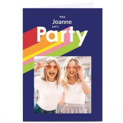 Sale Photo Birthday Card - Hey Let's Party Congratulations|Photo