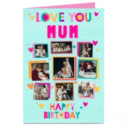 Clearance Photo Birthday Card - Love You For Mum|Mum
