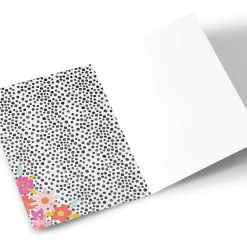 Card Factory Photo Birthday Card - Polka Dot Floral, Any Name