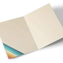 Discount Photo Birthday Card - Retro Rainbow, Editable Age For Son|For Friend